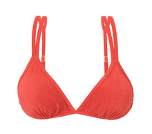 Carica l'immagine nel visualizzatore di Gallery, Product Front: Rio De Sol Reggiseno Top Malibu-Chili Tri-Duo

