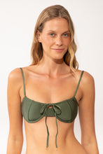Carica l'immagine nel visualizzatore di Gallery, Gallery: Rio De Sol Reggiseno Top Shimmer-Croco Balconet-Tie
