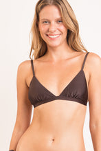 Carica l'immagine nel visualizzatore di Gallery, Gallery: Rio De Sol Reggiseno Top Shimmer-Coffee Tri-Fixo
