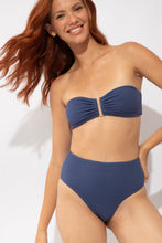 Carica l'immagine nel visualizzatore di Gallery, Image 06: Rio De Sol Slip Bottom Carmel-Blue Hotpants
