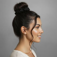 Carica l'immagine nel visualizzatore di Gallery, Image 03: Rio De Sol Accessori Per Capelli Nero Scrunchie
