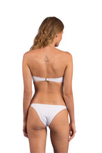 Carica l'immagine nel visualizzatore di Gallery, Model Back: Rio De Sol Reggiseno Top Bora-White Bandeau-Joy
