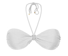 Carica l'immagine nel visualizzatore di Gallery, Product Front: Rio De Sol Reggiseno Top Shimmer-White Twist
