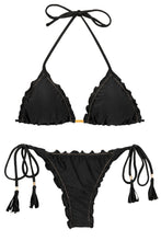 Carica l'immagine nel visualizzatore di Gallery, Product Front: Rio De Sol Completo Set Shimmer-Black Frufru-Fio
