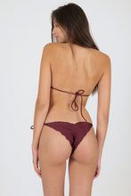 Carica l'immagine nel visualizzatore di Gallery, Model Back: Rio De Sol Reggiseno Top Barolo Frufru
