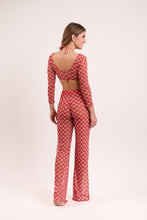 Carica l'immagine nel visualizzatore di Gallery, Model Back: Rio De Sol Top Da Spiaggia Floral-Scales Top Harper
