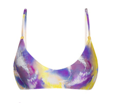 Carica l'immagine nel visualizzatore di Gallery, Product Front: Rio De Sol Reggiseno Top Tiedye-Purple Bralette
