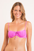 Carica l'immagine nel visualizzatore di Gallery, Gallery: Rio De Sol Reggiseno Top Vita-Pink Balconet-Tie
