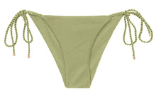 Carica l'immagine nel visualizzatore di Gallery, Product Front: Rio De Sol Slip Bottom Oliva Cheeky-Rope
