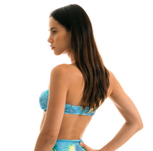 Carica l'immagine nel visualizzatore di Gallery, Image 07: Rio De Sol Reggiseno Top Flower Geometric Reto
