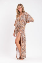 Carica l'immagine nel visualizzatore di Gallery, Image 03: Rio De Sol Vestito Da Spiaggia Leopard Long Dress
