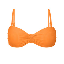 Carica l'immagine nel visualizzatore di Gallery, Product Front: Rio De Sol Reggiseno Top Dots-Mango Bandeau-Crispy
