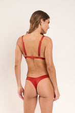 Carica l'immagine nel visualizzatore di Gallery, Model Back: Rio De Sol Reggiseno Top Shimmer-Liquor Alba
