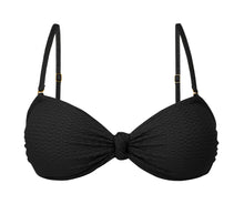 Carica l'immagine nel visualizzatore di Gallery, Product Front: Rio De Sol Reggiseno Top Bora-Black Bandeau-Joy
