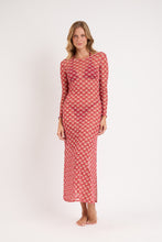 Carica l'immagine nel visualizzatore di Gallery, Model Front: Rio De Sol Vestito Da Spiaggia Floral-Scales Dress Lucy

