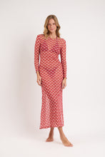 Carica l'immagine nel visualizzatore di Gallery, Image 05: Rio De Sol Vestito Da Spiaggia Floral-Scales Dress Lucy
