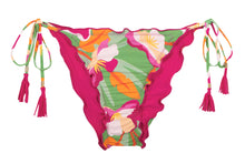 Carica l'immagine nel visualizzatore di Gallery, Product Front: Rio De Sol Slip Bottom Green-Bloom Frufru-Comfy
