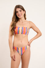 Carica l'immagine nel visualizzatore di Gallery, Model Front: Rio De Sol Reggiseno Top Stripes Bandeau-Reto
