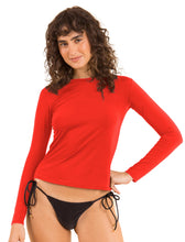 Carica l'immagine nel visualizzatore di Gallery, Gallery: Rio De Sol Reggiseno Rouge Rash-Guard
