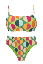 Carica l'immagine nel visualizzatore di Gallery, Product Front: Rio De Sol Completo Set Garden-City Bandeau-Reto Hotpant-Cos
