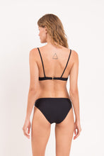 Carica l'immagine nel visualizzatore di Gallery, Model Back: Rio De Sol Slip Bottom Dots-Black Essential-Comfy
