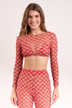 Carica l'immagine nel visualizzatore di Gallery, Gallery: Rio De Sol Top Da Spiaggia Floral-Scales Top Harper
