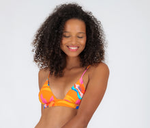 Carica l'immagine nel visualizzatore di Gallery, Gallery: Rio De Sol Reggiseno Top Orange-Bloom Tri-Cos
