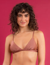 Carica l'immagine nel visualizzatore di Gallery, Image 09: Rio De Sol Reggiseno Top Shimmer-Copper Tri-Fixo

