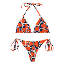 Carica l'immagine nel visualizzatore di Gallery, Product Front: Rio De Sol Completo Set Amore-Red Tri-Inv Cheeky-Tie
