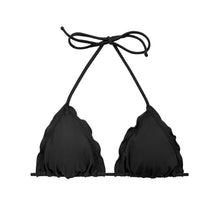 Carica l'immagine nel visualizzatore di Gallery, Product Front: Rio De Sol Reggiseno Top Touch-Black Frufru
