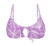 Carica l'immagine nel visualizzatore di Gallery, Product Front: Rio De Sol Reggiseno Top Trail-Purple Tank-Tie
