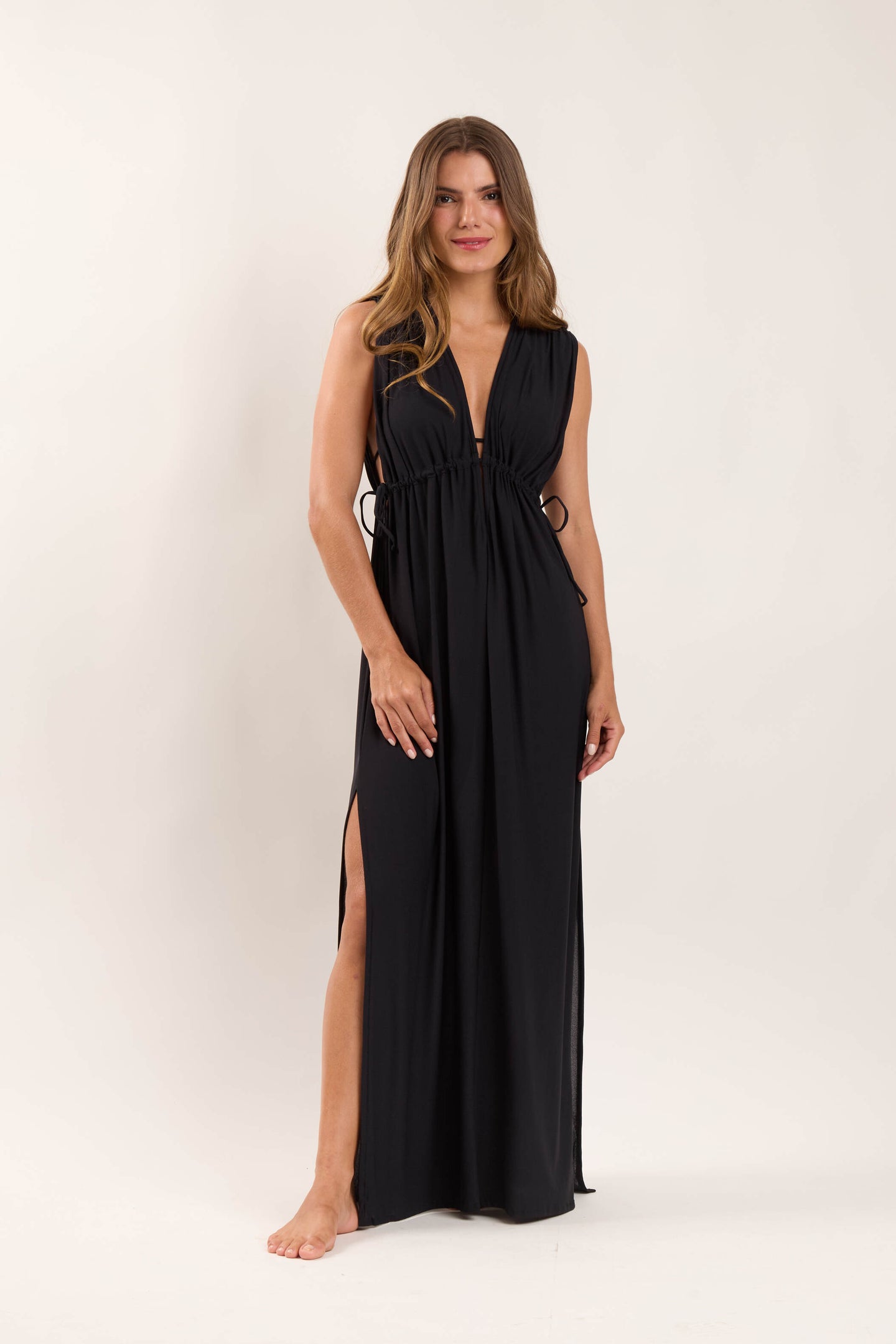 Black Long Dress Soleil