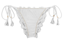 Carica l&#39;immagine nel visualizzatore di Gallery, Bottom Shimmer-White Frufru
