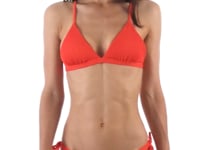 Carica e avvia il video nel visualizzatore di galleria, Video: Rio De Sol Reggiseno Top Cotele-Tomate Tri-Fixo
