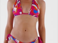 Carica e avvia il video nel visualizzatore di galleria, Video: Rio De Sol Reggiseno Top Antelope Halter-Double
