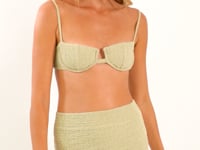 Carica e avvia il video nel visualizzatore di galleria, Video: Rio De Sol Gonna Da Spiaggia Brisa-Pistache Rubi Skirt
