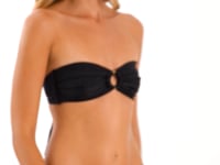 Carica e avvia il video nel visualizzatore di galleria, Video: Rio De Sol Reggiseno Top Shimmer-Black Mavi
