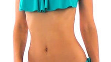 Carica e avvia il video nel visualizzatore di galleria, Video: Rio De Sol Reggiseno Top Nannai Babado
