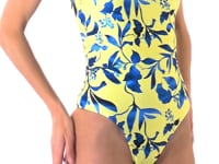 Carica e avvia il video nel visualizzatore di galleria, Video: Rio De Sol Intero Lemon Flower One Shoulder

