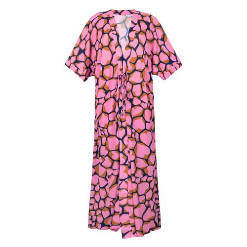 Product Front: Rio De Sol Vestito Da Spiaggia Amore-Pink Long Dress