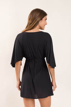 Carica l&#39;immagine nel visualizzatore di Gallery, Model Back: Rio De Sol Mini Dress Black Mini Dress
