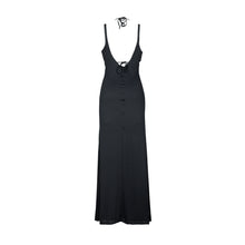 Carica l&#39;immagine nel visualizzatore di Gallery, Product Back: Rio De Sol Vestito Da Spiaggia Black Saida Yara
