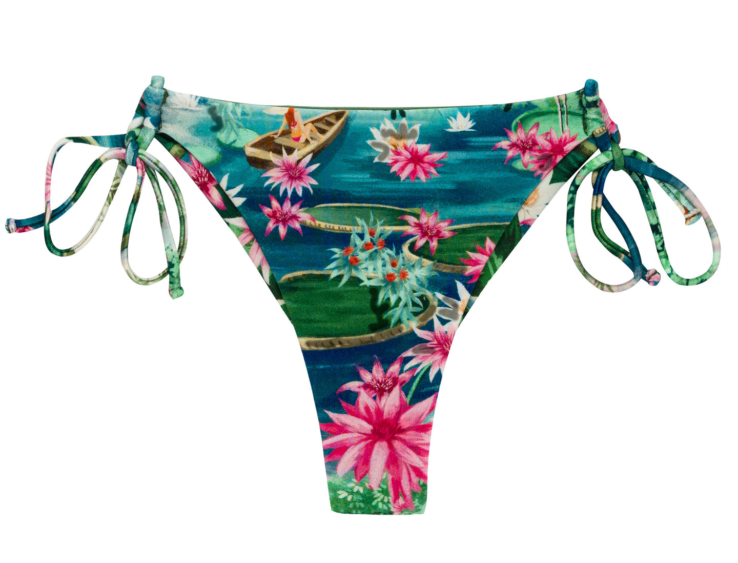 Product Front: Rio De Sol Slip Bottom Amazonia Fio-Tie
