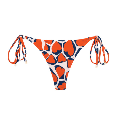 Product Front: Rio De Sol Slip Bottom Amore-Red Cheeky-Micro