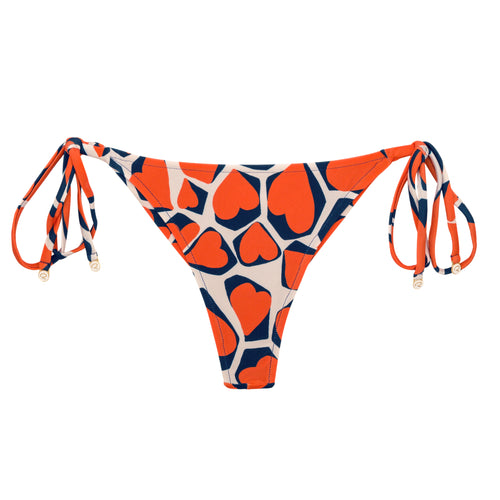 Product Front: Rio De Sol Slip Bottom Amore-Red Cheeky-Tie
