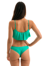 Carica l&#39;immagine nel visualizzatore di Gallery, Model Back: Rio De Sol Slip Bottom Bahamas Babado
