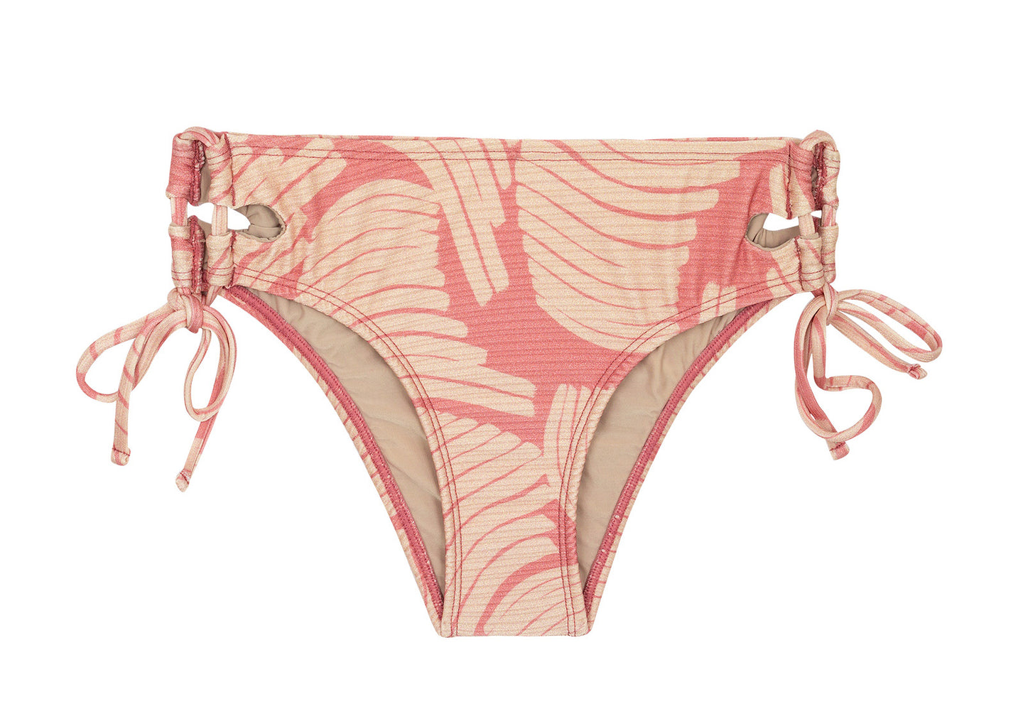 Product Front: Rio De Sol Slip Bottom Banana Rose Bandeau