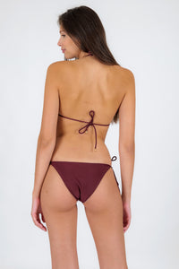 Model Back: Rio De Sol Slip Bottom Barolo Ibiza-Rope