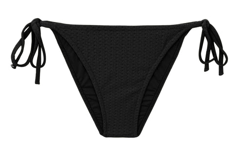 Product Front: Rio De Sol Slip Bottom Bora-Black Lacinho