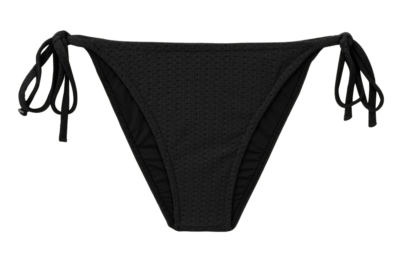Product Front: Rio De Sol Slip Bottom Bora-Black Lacinho